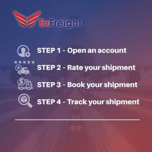 ExFreight Easy to ship with ExFreight